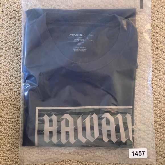 O’NEILL Hawaii Surf Hawaii’s Islands Tee Shirt Men M Medium Modern Fit - Picture 7 of 7